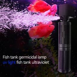 3 em 1 silencioso aeração purificador de água bomba interna submersível filtro aquário oxigênio submersível purificador de água - Image 2