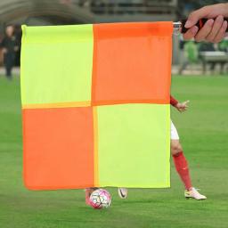 Conjunto de bandeiras para árbitro, conjunto de 2 peças, para futebol, hóquei e hóquei - Image 4