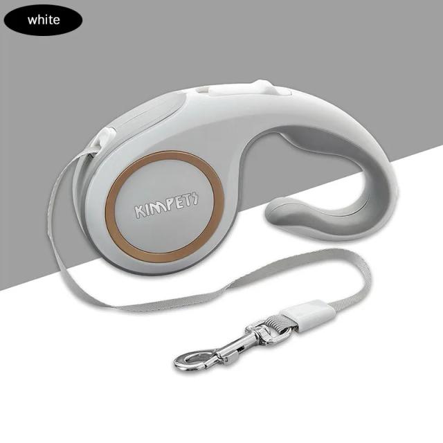 Trela Telescópica Automática de 3m a 5m para Cães de Pequeno e Médio Porte - Ideal para Uso Diário