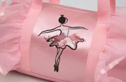 Sacos de dança ballet para meninas, mochila esportiva infantil, pacote de barris de bebê, roupas de fantasia, sapatos e vestido, bolsa rosa, nova, 2024 - Image 6