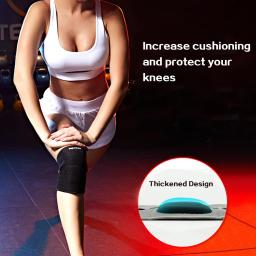 Joelheiras Esponja Antiderrapante Elásticas Unisex, Joelheira Respirável para Voleibol, Basquete, Futebol, Snowboard, Hóquei, 1Pc - Image 3