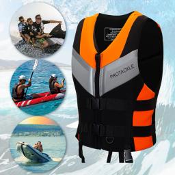 Neoprene Safety Life Jacket para adultos, colete salva-vidas para pesca, esqui, caiaque, canoagem, natação, drifting, crianças, adultos - Image 2