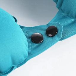 U Forma Pescoço Almofada para Avião e Carro, Travesseiro Inflável Ar Automático, Comprimir Anel, Viagem ao Ar Livre - Image 3