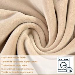 18 cores capa de cadeira de veludo estiramento capas de cadeira de jantar elástico macio antiderrapante assento slipcover para sala estar cozinha casamento - Image 3
