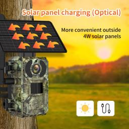 Câmera Solar Hunting com Detecção de Movimento PIR, Celular 4G LTE, 4MP, Bateria 7800mAh, Trail Trap, Câmera Wildlife, Visão Noturna ao Ar Livre - Image 5