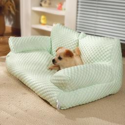 Sofá-cama lavável para animais de estimação, Ninho quente do cão, Camas do gato, Almofada confortável grossa, Mobília do sono do cão - Image 2