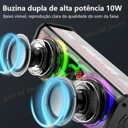V8 transparente mecha alto-falante, sem fio, bluetooth, som, luz, ritmo, subwoofer, tss, estéreo, cyberpunk, centro de música, chamada mãos-livres - Image 6