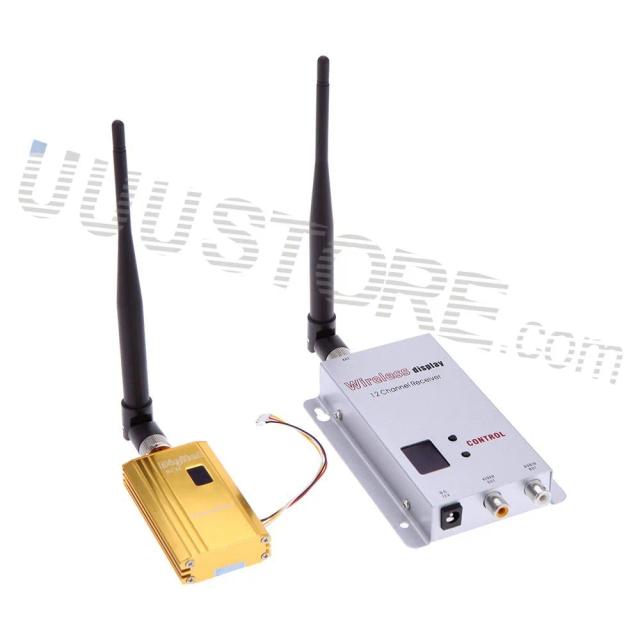 FPVKING Transmissor e Receptor Sem Fio 1.2GHZ 1500mW 8CH/12CH
