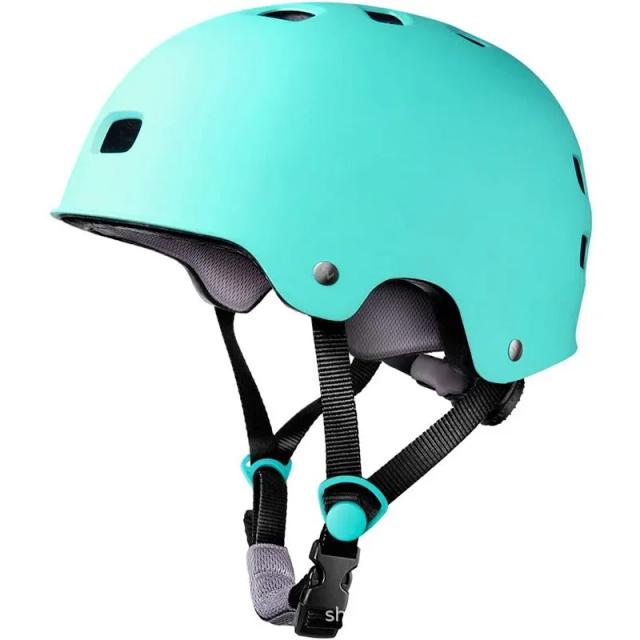 Capacete ajustável multiesportivo para adultos e crianças com ventilação, ideal para skate, ciclismo, scooter e patinação