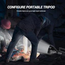 Lanterna LED recarregável USB poderosa portátil, lanterna de pesca impermeável, tocha de alta potência, lâmpada de acampamento ao ar livre - Image 6