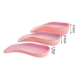 Palmilhas ortopédicas de altura para homens e mulheres, suporte do arco, inserções de elevação, palmilha booster, 2 pares - Image 6