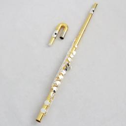 Profissional Alto Flauta Instrumento, banhado a ouro corpo, prata chapeado chaves, útil, venda quente - Image 3