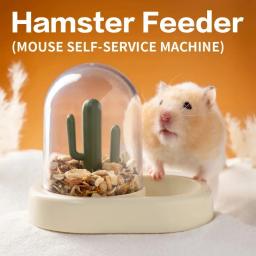 Alimentador automático Pet Food Bowl Alimentação de animais pequenos Dispensador de hamster Alimentador de água urso dourado coelho Acessórios para animais de estimação pequenos - Image 5