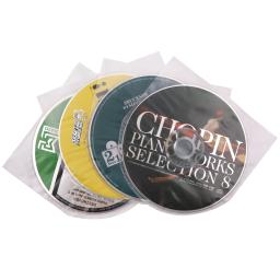 Plástico CD mangas internas para CD, claro, anti-estático, SHM-CD, 3 Mil, 5 Polegada, 50 - Image 4