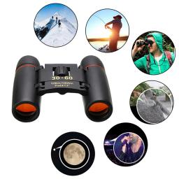 Binóculos compactos pequenos para viagens ao ar livre e caça, impermeáveis profissionais, óculos de ópera, turismo, caça, 30x60 - Image 5
