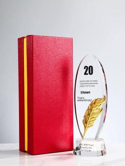 Troféu Criativo Personalizado, Troféu De Cristal De Alto Grau, Prêmio De Equipe De Empresa, Pin Da Coroa, Novo, Personalizado - Image 5