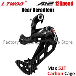 LTWOO-Desviador Traseiro para Bicicleta de Montanha, Cassete MTB, Gaiola De Fibra De Carbono, 9V, 10V, 11V, 12V, 13 Speed, A5, A7, AX, AT13, 42T, 52T - Image 3