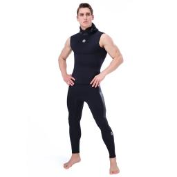Tanque de Mergulho Quente com Headcover, Roupas de Surf Sem Mangas, Split Diving Suit Vest, 3mm com capuz - Image 4