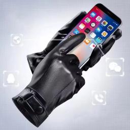 Luvas de ciclismo ao ar livre para homens, Proteção impermeável e fria, Espessura da pilha, Equitação, Carro elétrico, Motocicleta, Quente, Inverno - Image 6