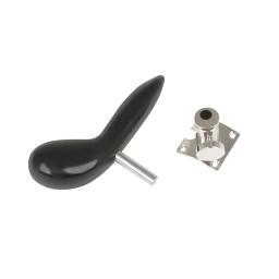 Grande Tubo Mão Resto Handle Base Set, Fagote Acessórios, ABS, Metal, Sopros, Instrumento Musical Parte - Image 4