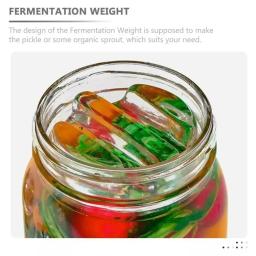 Tampa De Fermentação De Vidro Pesado, Punho Fácil Do Punho, Jarra De Pickle, Tampa De Fermentação, Cozinha, 1Pc - Image 5