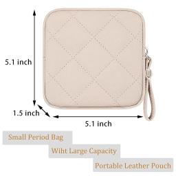 Almofadas sanitárias portáteis Saco de armazenamento para mulheres, Tampon Pouch, Guardanapo Sacos Cosméticos, Ladies Makeup Bag, Girls Hygiene Pad, Organizer - Image 6