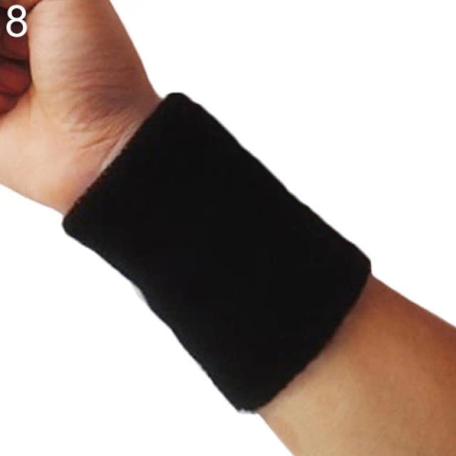 Pulseira de Algodão para Voleibol e Ginásio - Suporte de Pulso e Toalha Esportiva 1x
