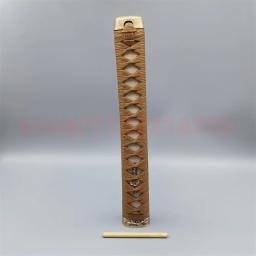 Alta qualidade 26cm tsuka lidar com punho de cobre latão fuchi kashira menuki para japão real japonês samurai katana espada acessórios agradável - Image 1