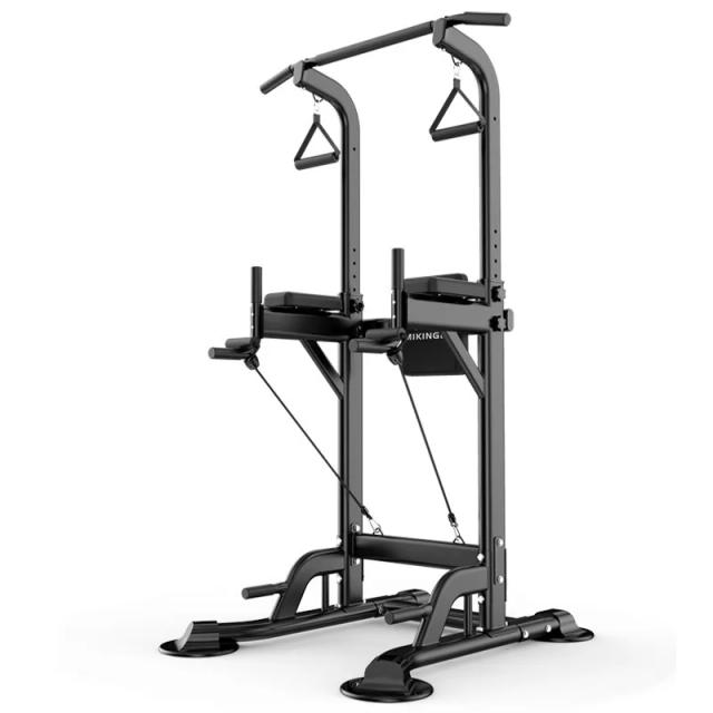 Barras Paralelas Dobráveis para Pull-up, com Haste Única e Dupla, Ideal para Treino em Casa