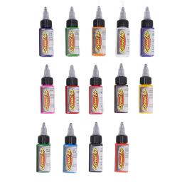 Conjunto de Tinta Tatuagem para Artistas, Kit Profissional, Prática Iniciante, Tinta Hobbyists, 14 Cores, 30ml por Garrafa - Image 6