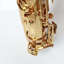 Saxofone Alto com Acessórios para Estojo, Latão Dourado Laca, Instrumento de Música, Sax E-Flat, Nova Chegada - Image 4