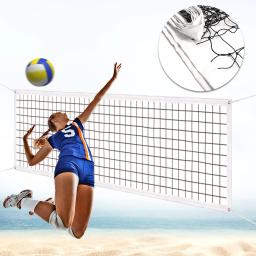 Rede profissional do voleibol com cabo de aço, quadro rasgo-resistente, quintal, associação, schoolyard, praia, resistente - Image 3