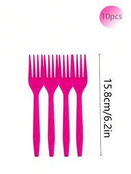 Louça descartável Adequado para festa de aniversário, colher, garfo, faca, dança, casamento, reunião familiar, reunião de amigos - Image 6