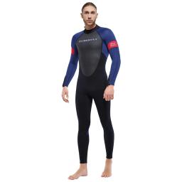 Terno de mergulho em neoprene para homens e mulheres, traje de manga comprida, protetor solar, corpo inteiro, surf, pesca submarina, snork, 3mm - Image 2