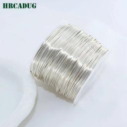 Fio de Cobre para Fazer Jóias, Ouro 14K e Prata Banhado, Fio De Metal De Latão, Acessórios DIY, Suprimentos, Artesanato De Rosca, 5 Metros - Image 4