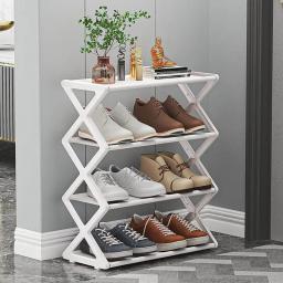 Sapateira à prova d'água em forma de X, organizador de armazenamento para tênis, armários montados, móveis domésticos - Image 3