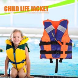 Casaco salva-vidas infantil com apito, esportes aquáticos, natação, pesca - Image 6