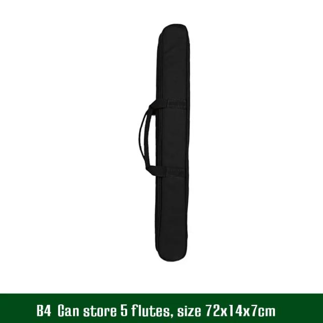 Saco de Flauta Vertical Portátil em Lona Impermeável e Resistente para Saxofone e Outros Instrumentos Musicais