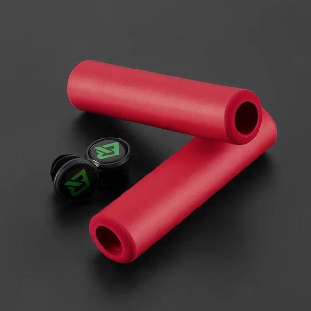 Punhos de Guiador de Bicicleta ROCKBROS em Silicone: Conforto Anti-skid e Absorção de Choque para Ciclismo Ultraleve