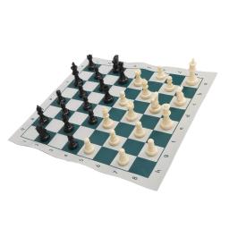 Jogo de xadrez padrão internacional com tabuleiro de xadrez, plástico grande, competição - Image 2