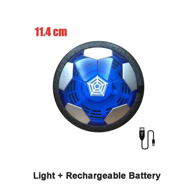 Hover Ball Elétrica com Projetor de Luz LED - Brinquedo Suspenso de Futebol e Almofada de Ar Flutuante para Crianças