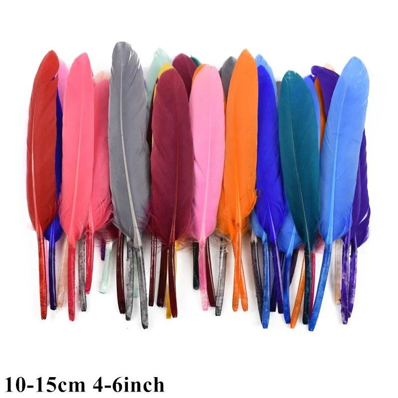 Combinações multicor, ganso Avestruz Penas Artesanato, frango, Turquia, pavão pena, acessórios de artesanato, muitos tipos - Image 1