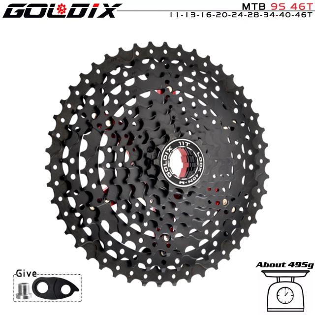 Goldix Cassete MTB Preto 12 Velocidades 11-52T para Shimano/Sram