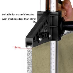 20-500mm manual de alta precisão placa de gesso cortador mão empurrar drywall ferramenta de corte artefato com lâmina dupla e 4 rolamentos - Image 6