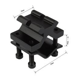 3-30 pces ajustável bipod adaptador com 20mm trilho barril tubo de montagem para picatinny weaver escopo lanterna laser vista tocha clipe - Image 6