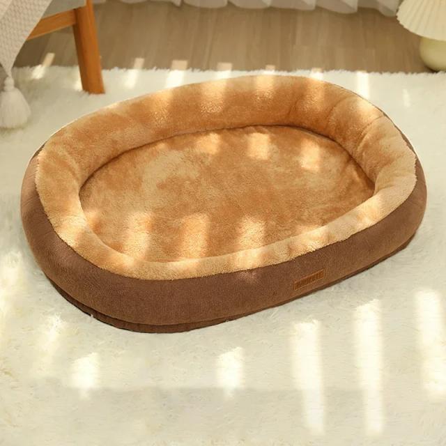 Canil lavável de pelúcia impermeável para cães e gatos, sofá-cama removível e confortável em tamanhos grande, médio e pequeno