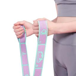 8 faixa segmentada de treinamento de dança, cinto de alongamento para balé, dança, ginástica, pilates, yoga, exercício, faixa de resistência elástica - Image 5