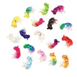 50 pçs resina bonito colorido mini peixinho flatback strass apliques diy estatueta scrapbook manicure acessórios artesanato of043 - Image 4