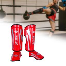 Perna de proteção antiderrapante ajustável, caneleiras para Mma, Muay Thai, Kung Fu - Image 3