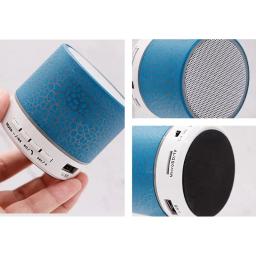 Mini alto-falante sem fio compatível com bluetooth, subwoofer dazzle crackle, luz de 7 cores, mini alto-falante portátil pequeno - Image 2